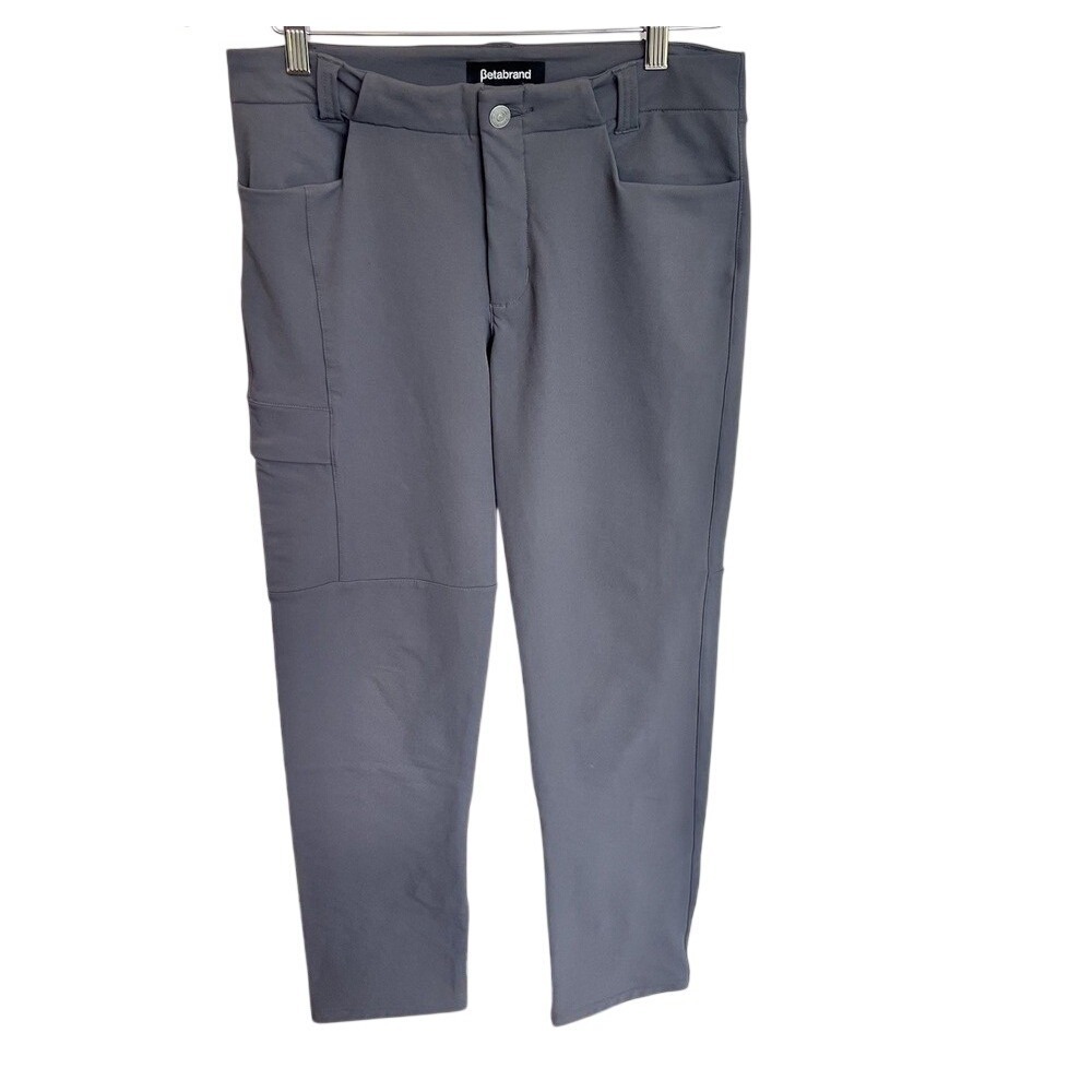 Betabrand travel Cargo nylon pants hiking stretch utility Athletic Womens size 6